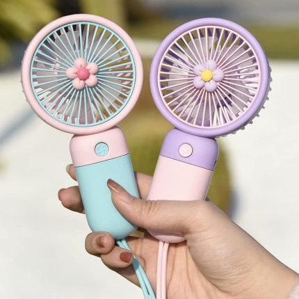 Mini Portable Handheld Fan USB Electric Rechargeable Fans for Home Office School Student Outdoor